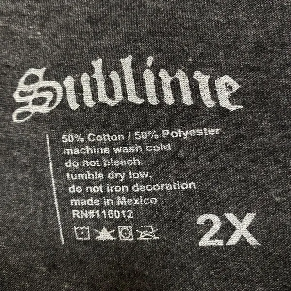 Sublime 40oz to Freedom Album Art Poster Ska Rock Tee 2X - Image 4