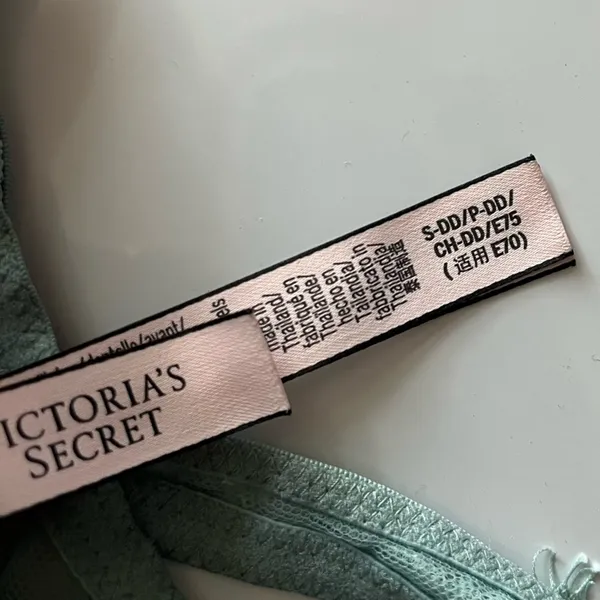 Victorias Secret • Dream Angels Mint Green Lace Sheer Corset Unlined - Image 6