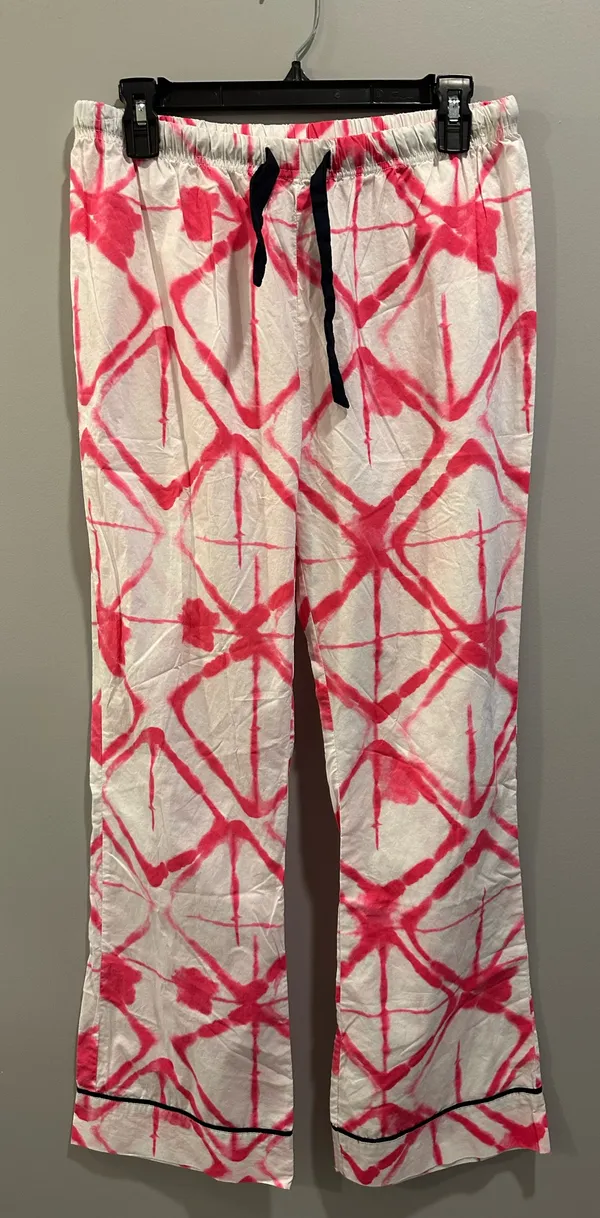 Katie Kime Strata Print Polo Top and Pants Pajamas Set - Image 7