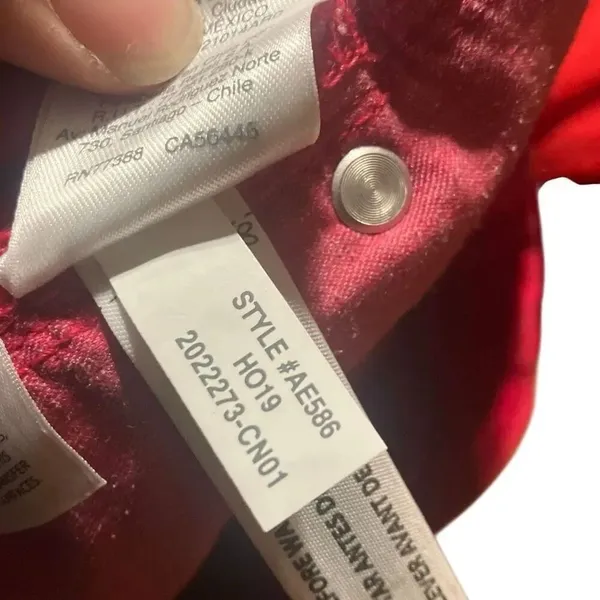 J. Crew Denim Red 10” high rise toothpick skinny jeans size 28 NEW #751 - Image 6