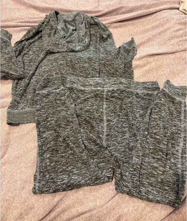 Aeropostale Blue Heather PJ Set - Image 2