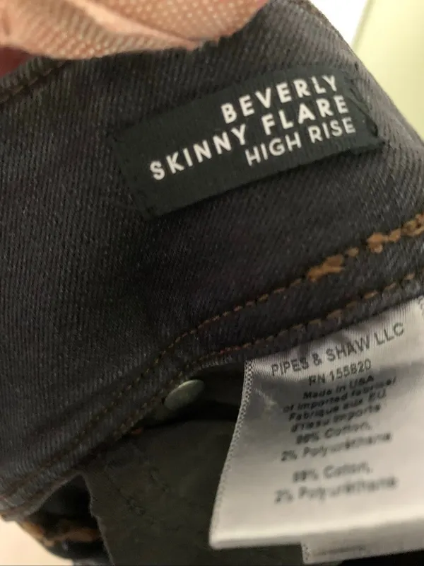 Veronica Beard Beverly Skinny Flare High Rise women's jeans size 26 - Image 4