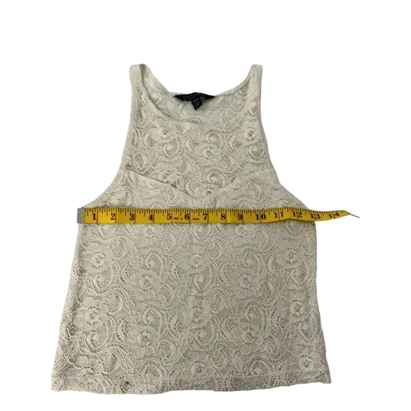 American Eagle outfitters Soft & Sext lace tank top blouse size medium off white - Image 3