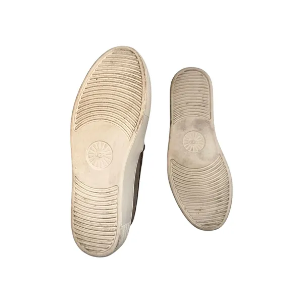 UGG Jass Grey Suede Slip-On Platform Sneakers 1106545 Womens 7 - Image 6