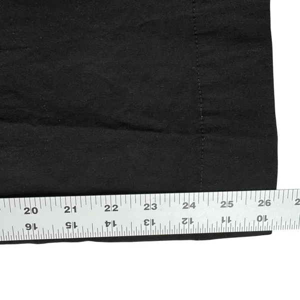 Maeve Anthropologie The Colette Jumpsuit Womens 8 Black Wide Leg Linen Blend‎ - Image 7