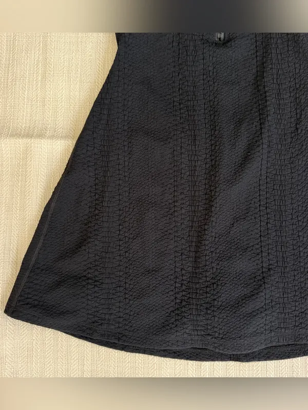 GIGI C Marcella Black Snakeskin Embossed Active Dress Built-In Shorts Size XS - Image 4