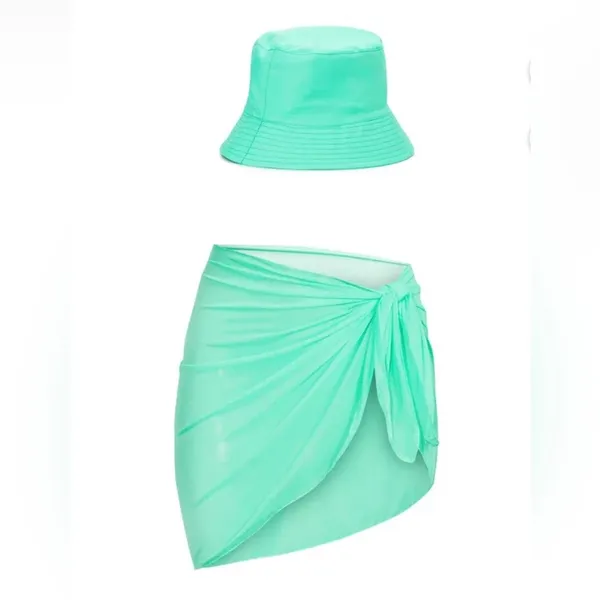 NWT No Boundaries Sarong (Pareo) & Bucket Hat Coordinating Set - Image 3