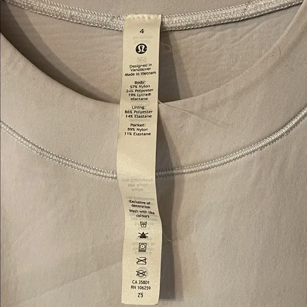 Lululemon AirWrap Crew White Sweatshirt Size 4 - Image 6