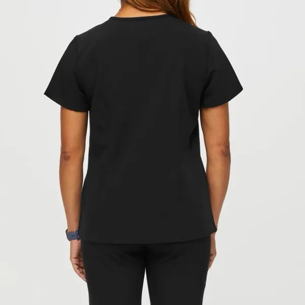 Figs Catarina One Pocket Scrub Top Black Size Small - Image 3