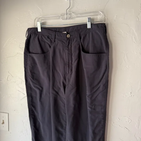 The North Face Women’s Nylon‎ Hiking Pants Size 14 Black Outdoor Lightweight - Image 2