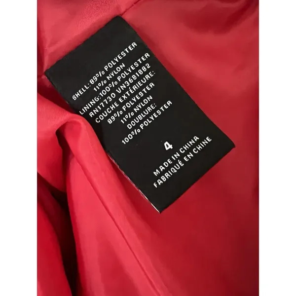 Prabal‎ Gurung Fit Flare Party Dress 4 Red Lined Stretch Polyester Knee Length - Image 5