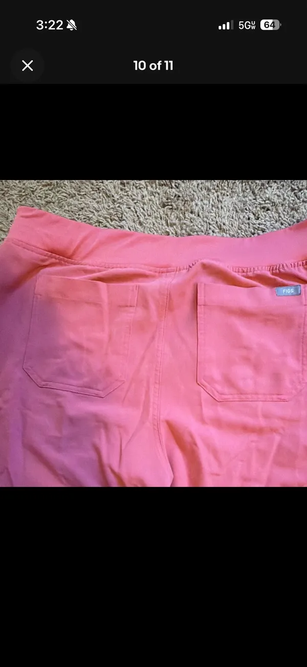 FIGS Women’s Yola High-Rise Slim Scrub Pants in Limited Edition Quartz Size XL/T - Image 10