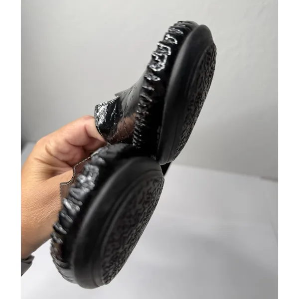 SAS Sonyo TriPad Comfort Black Patent Leather Pump‎ Sz11M Retro Grannycore Dance - Image 7