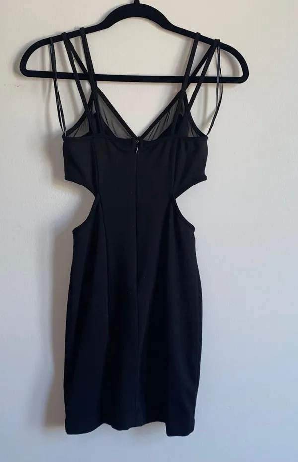 Mesh Cutout Mini Dress - Image 8