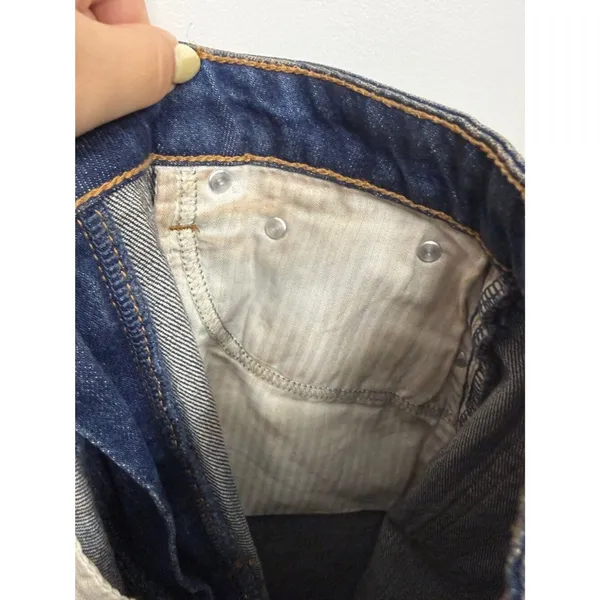 Abercrombie High Rise 90s Relaxed Jeans 25 Long Dark Wash - Image 6