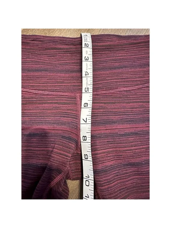 Lululemon Wunder Under High Rise Crop Leggings Red Size 6 Women's Activewear - Image 2