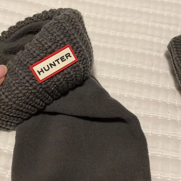 Hunter rain boot socks dark grey - Image 2