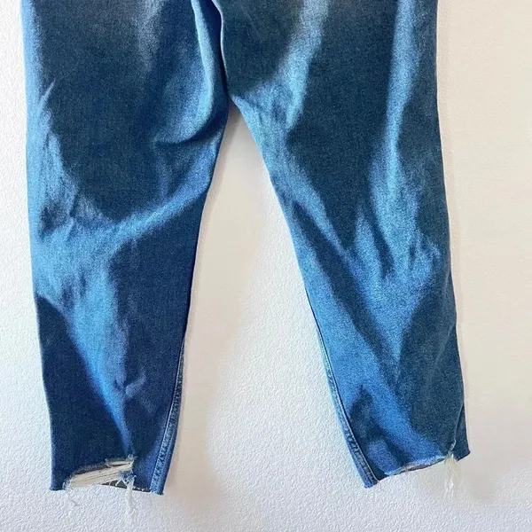 Hollister‎ Women's Cotton Curvy High Rise Mom Distressed Jeans 32 - Image 7