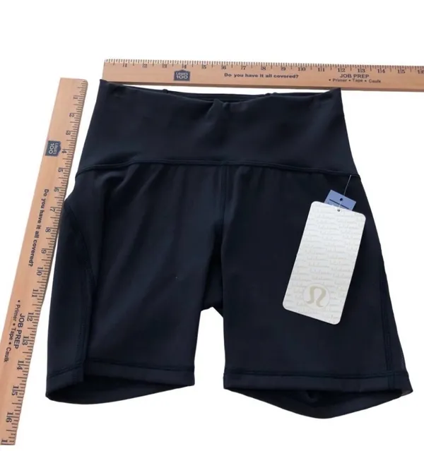 Lululemon Train Times Short 6” inseam Midnight Navy Size 6 Bike Shorts - Image 9