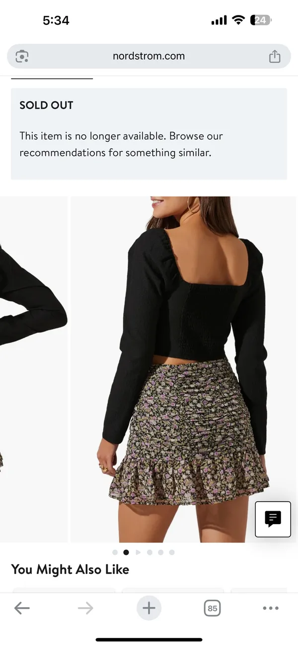 ASTR the Label Skirt Floral - Image 2