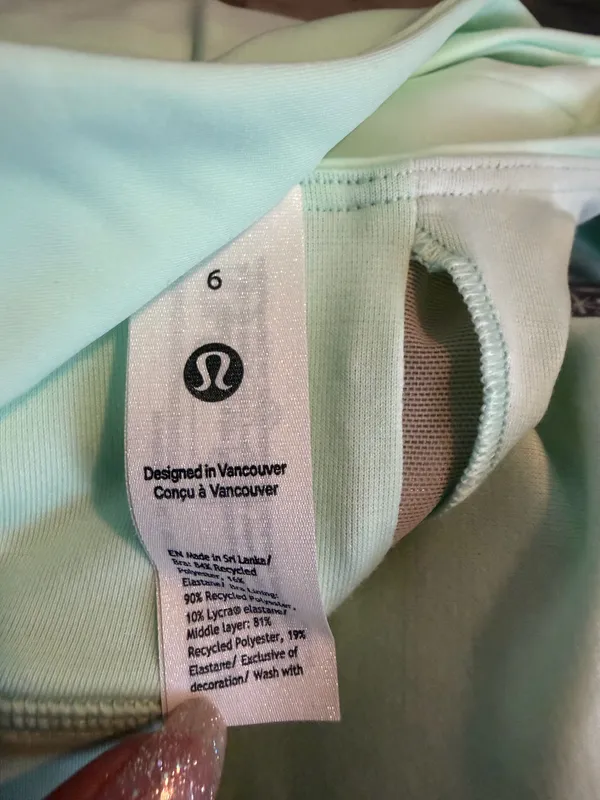 Lululemon Envital Bra B/C Mint Moment Size 6 NWT - Image 5