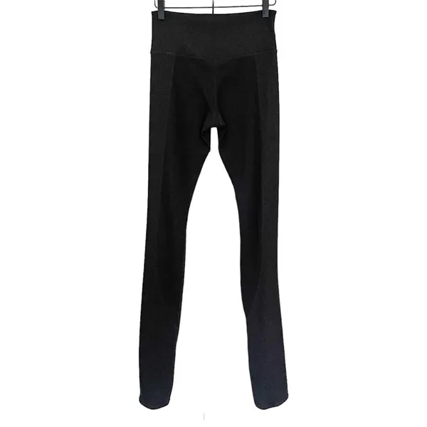 Athleta Elation Hybrid Tights Leggings Black Sz Small Ribbed High Rise - Image 4