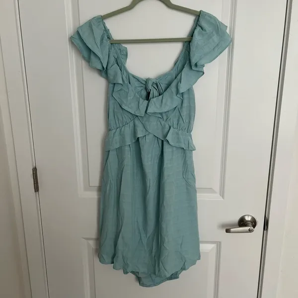 NEW Altar’d State Blue Mini Dress Size Large NWT - Image 3