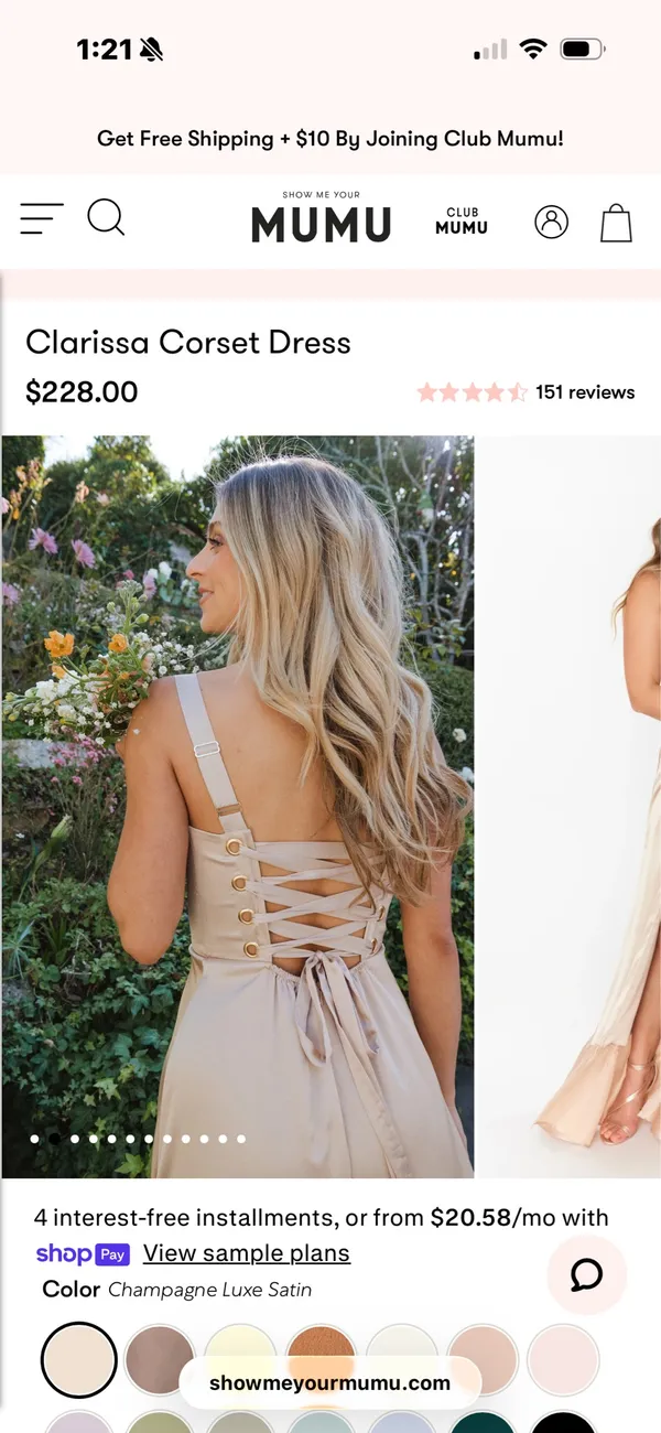 Show Me Your Mumu Clarissa Corset Dress - Image 3