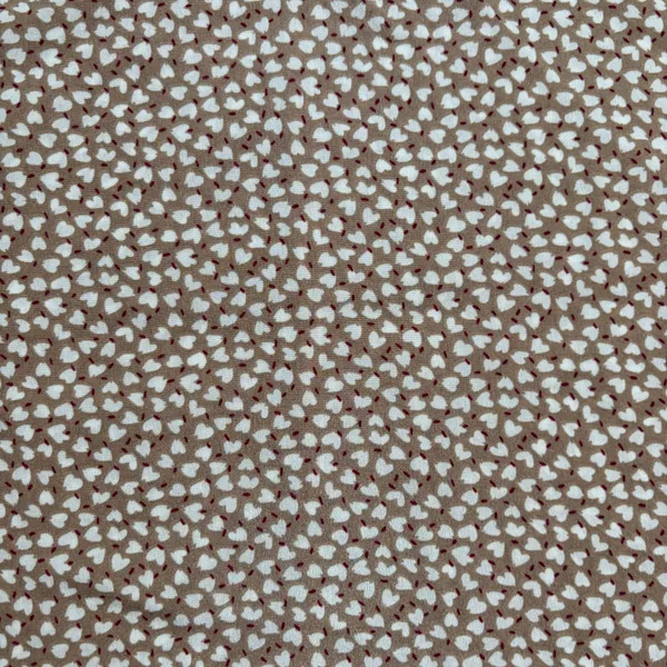 Shein Tan and White Heart Print Halter Dress - Image 7