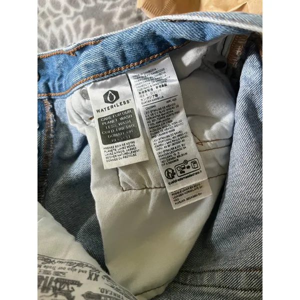 Levis 501 Original Straight Leg Jeans W27 L30 Distressed Sustainable Streetwear - Image 3