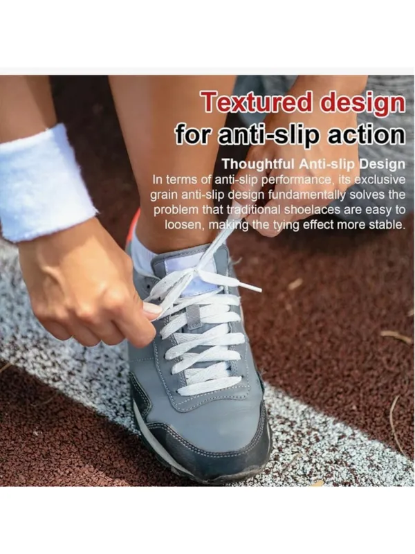 NEW Maple&CA 4 Pairs of Flat Shoelaces Sneakers Athletic Shoes Converse High Top - Image 3
