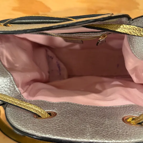 Cute , small metallic bucket purse -made in Italy - Image 15