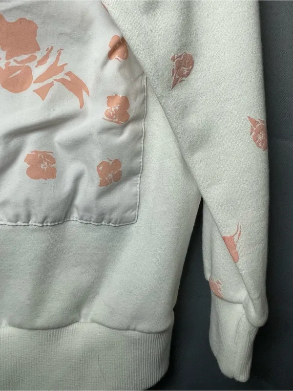 Vintage 80s Jantzen Floral Patchwork Pocket Sweatshirt XL ~ Excellent Condition - Image 5