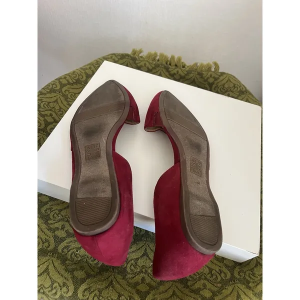 Naturalizer Women’s Shoes Red Fabric Tamara Ballet Flats Size 8.5 - Image 4