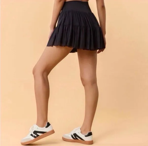 NWT! Blogilates Viral Taylor Swift Popflex Ballerina Skirt Skort Black Size XL - Image 2