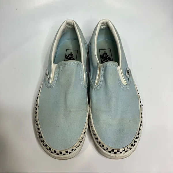 Vans low top trainers‎ sneakers light blue white - Image 4
