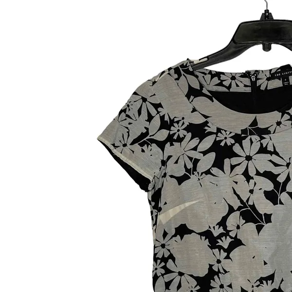 The Limited Dress Size Small Tan Black Floral Pink Bottom SS‎ Womens Silk Blend - Image 4