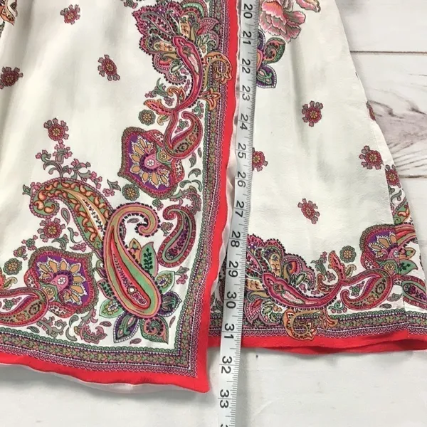 Zara Paisley Wrap Style Dress - Image 7