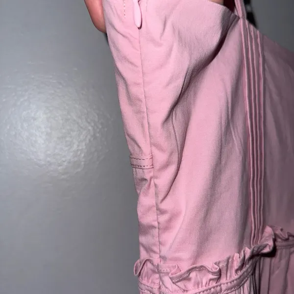NWT Storia Pink Sleeveless Tiered Ruffle Lizza Midi‎ Dress Small - Image 7