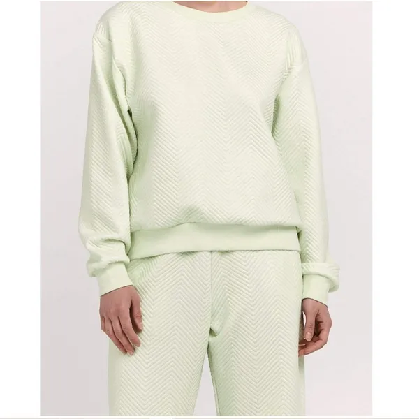 Charlie Holiday Motel Sweatshirt and Pants Casual Lounge Set Mint Size Small NWT - Image 6