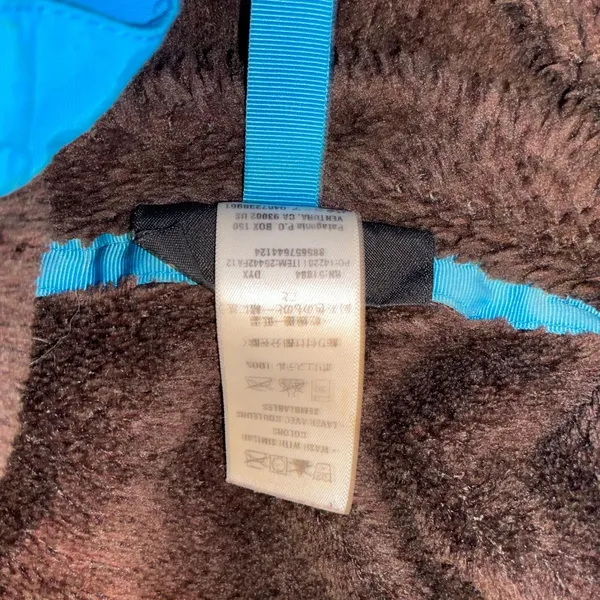Patagonia Re-Tool Snap-T Fleece Pullover Brown Turquoise Gorpcore Women XS - Image 8