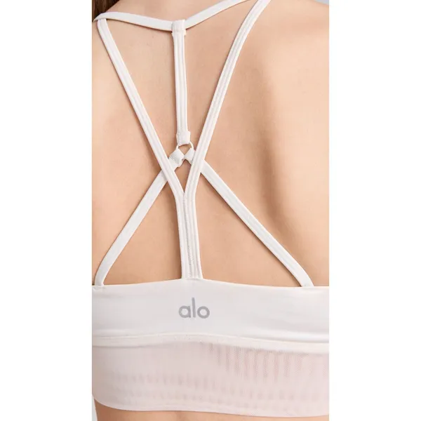 Alo Yoga Women's Lavish Bra White XS ( SOLD OUT) NWT - Image 3