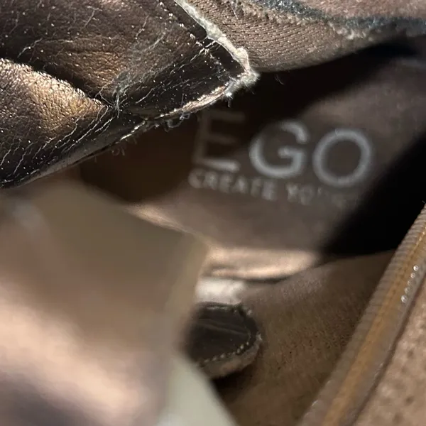 EGO Lace-Up Over-the-Knee Suede Boots in Brown size 4 great condition - Image 9