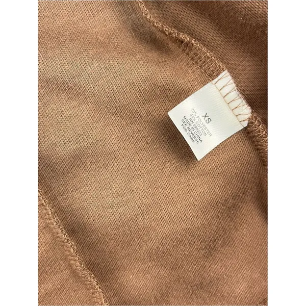 Freely Women’s X-Small Brown Belted Jacket Snap Front Longline Shacket Commuter - Image 11