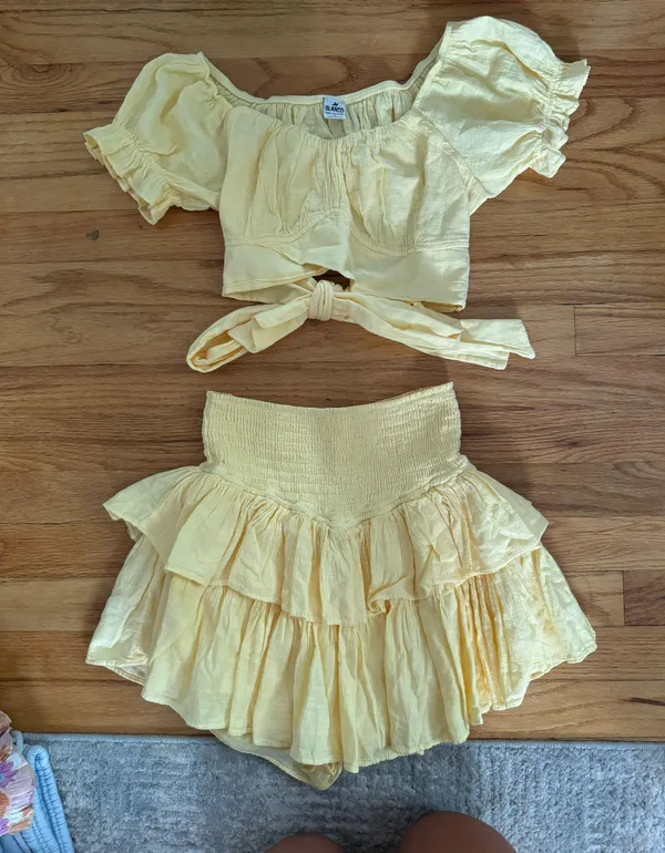 Blanco By Nature 2 Piece Set Medium Yellow - Image 2