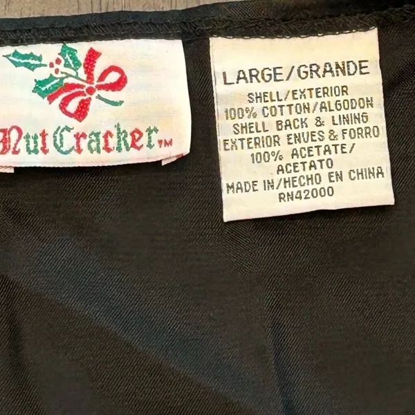 VTG 90s snowman reindeer vest L vest novelty ugly Christmas sweater party nerd - Image 5