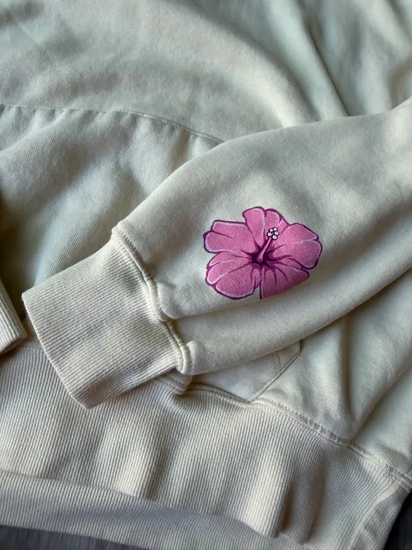 The Social Life Polka dot flower sweater!! Butter yellow color!!!!!! - Image 3