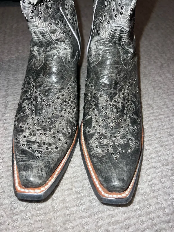 Cowboy boots Black Size 6.5 - Image 12