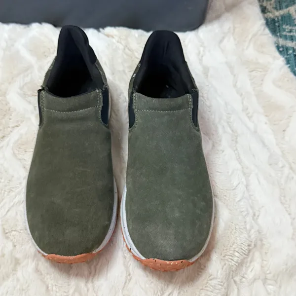 Holo‎ Footwear Waterproof Slip On Sneakers Olive Green Women US 9 - Image 3