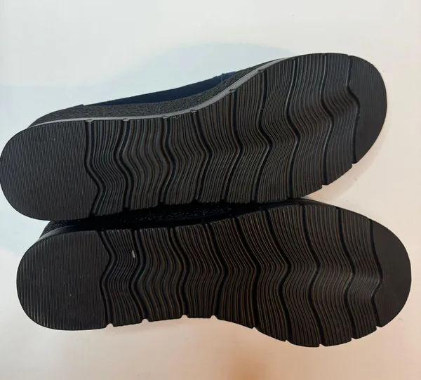 Womens Navy Loafers Size 39 - Image 7